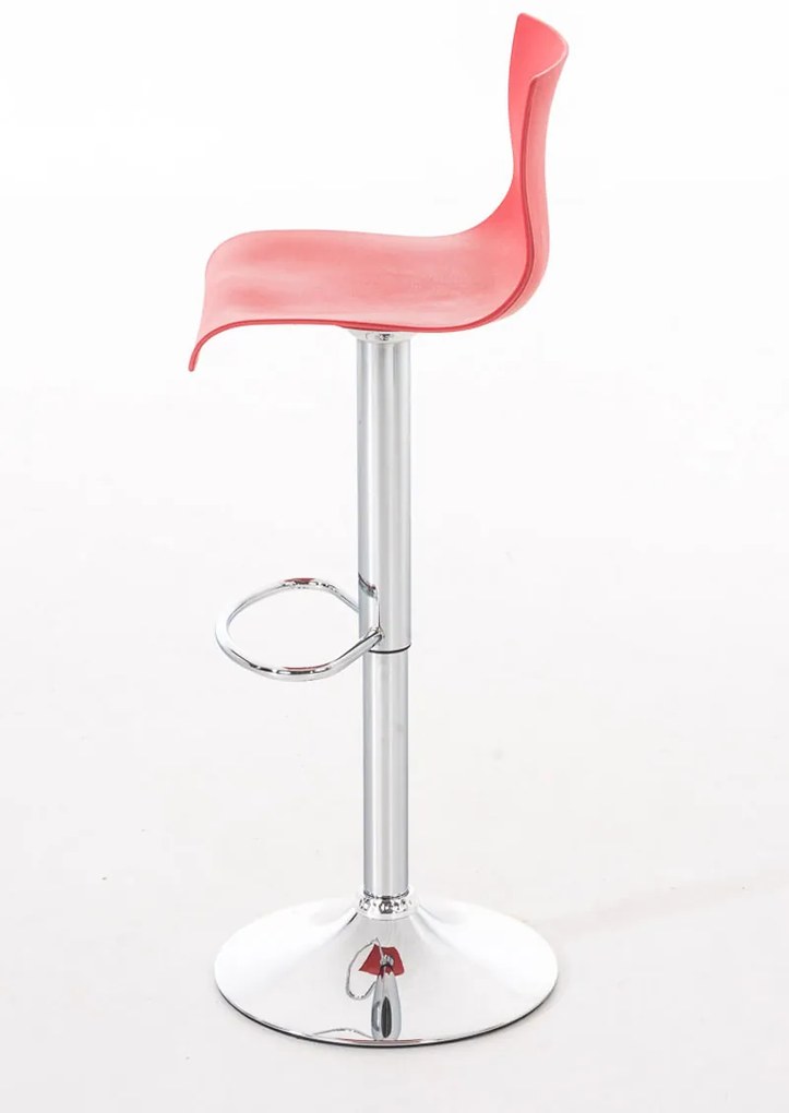 Banco de bar Hoover 39 x 84-104 x 36 cm Vermelho