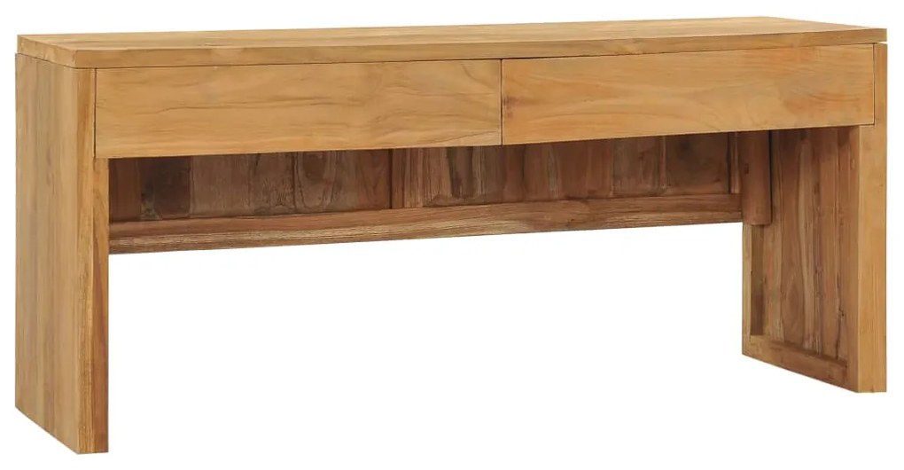 vidaXL Móvel de TV 100x35x45 cm madeira de teca maciça