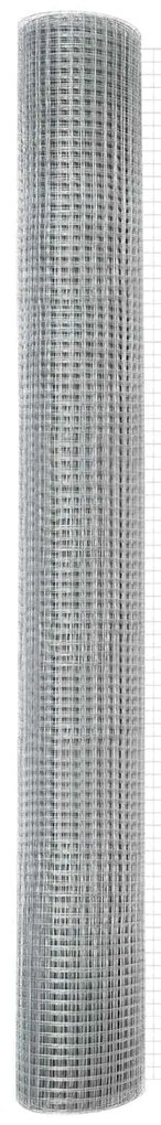 vidaXL Cerca de Arame Soldado Prateado 1.2 x 10 m