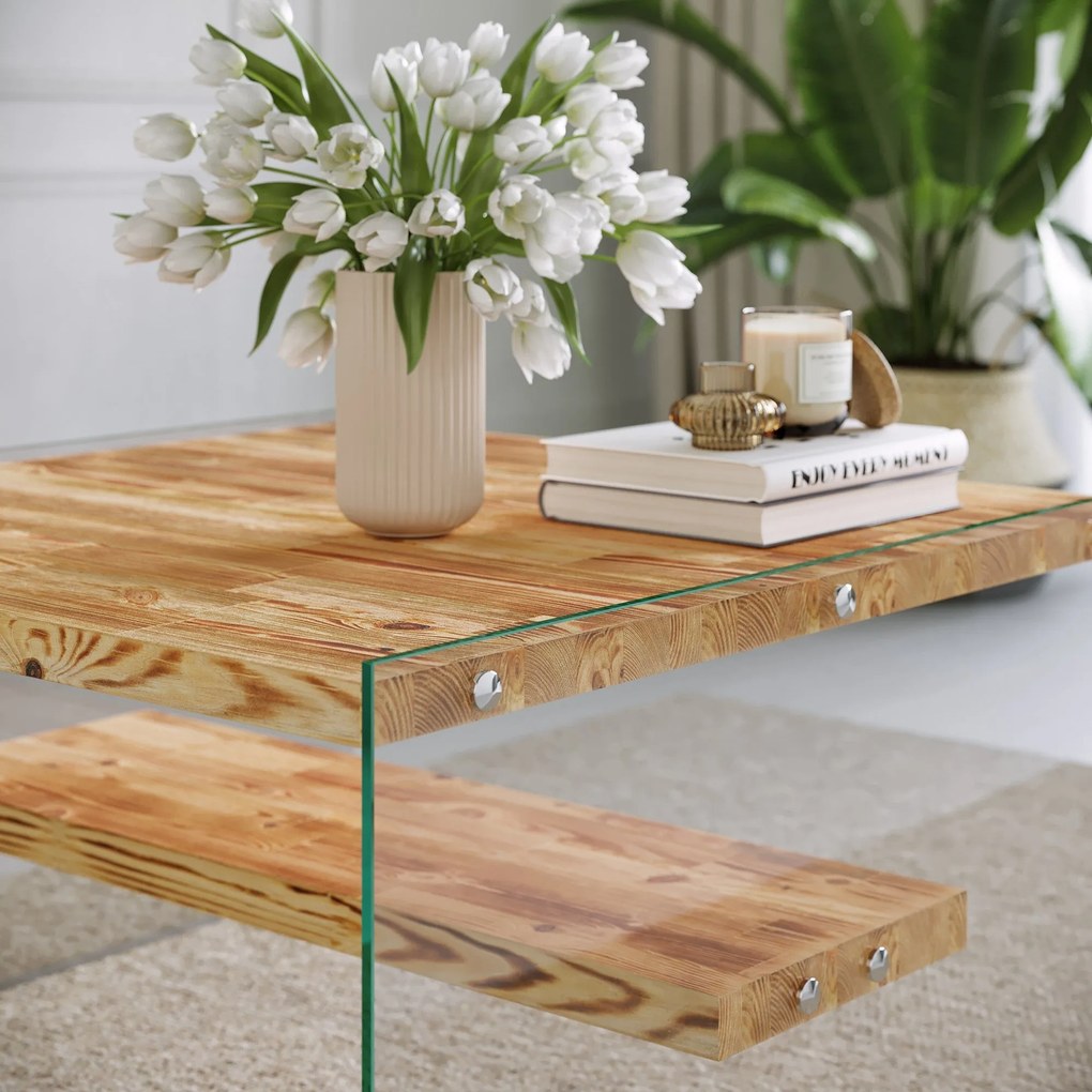 Conjunto de Mobiliário de Sala de Estar Niagara – Carvalho – TV Stand