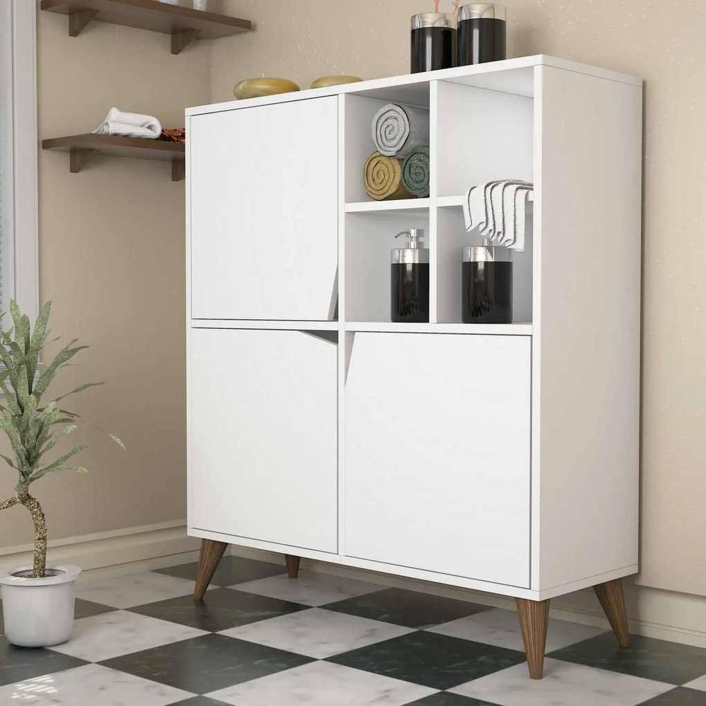 Armário Multiusos Pulse – Branco – 100x115x30 cm