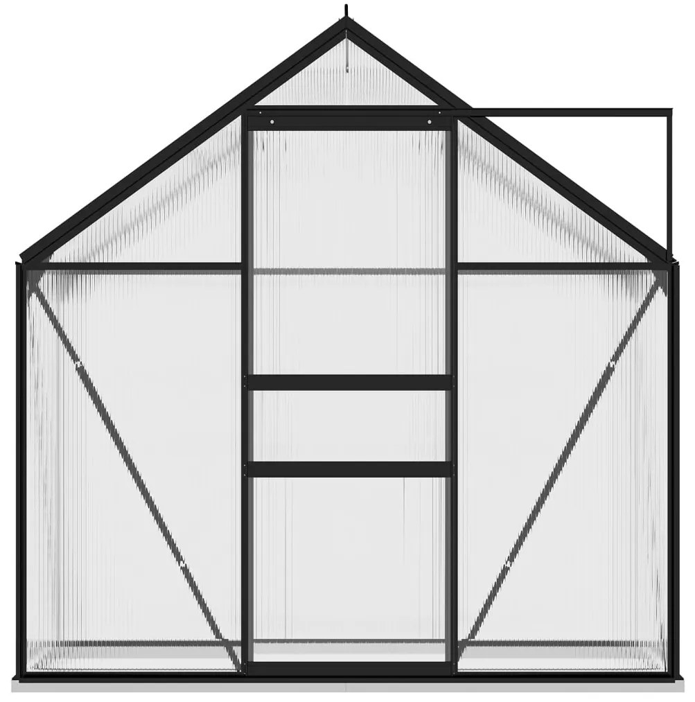 Estufa 1,33 m² alumínio antracite