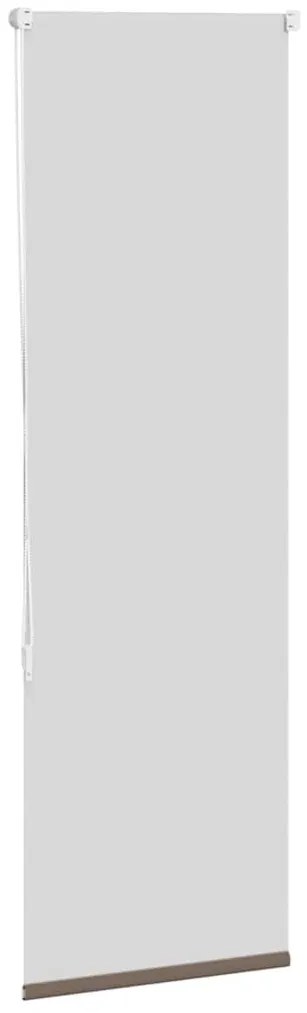 Persiana de enrolar 50x175 cm largura tecido 45,7 cm poliéster