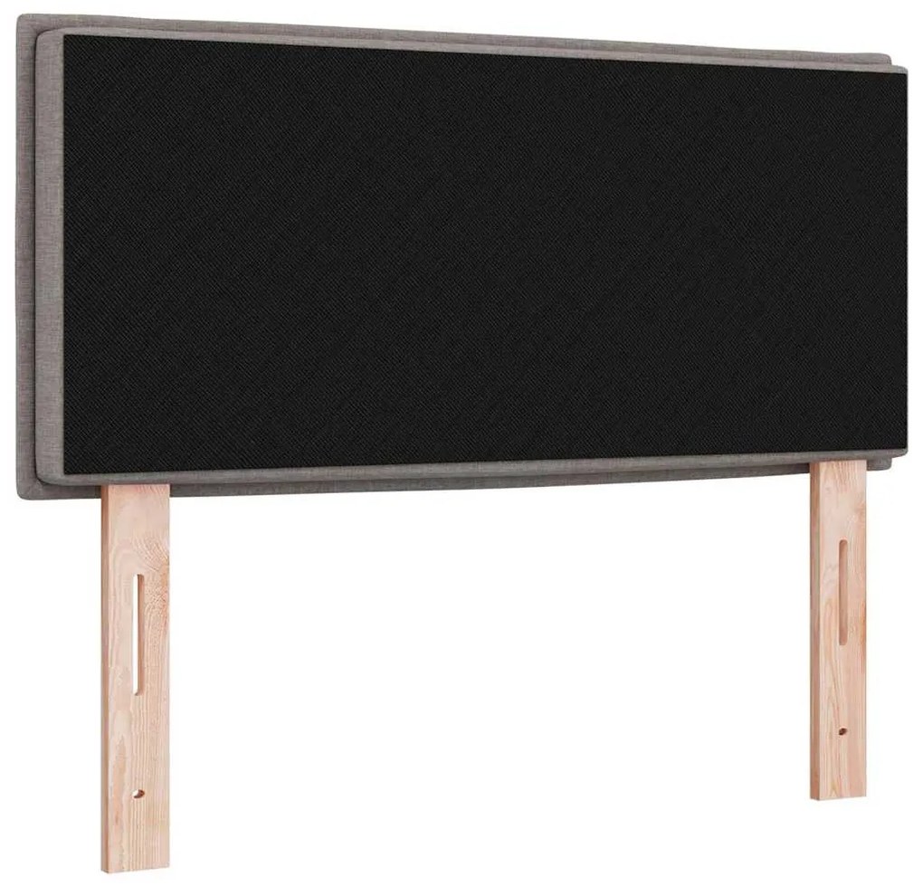 Cabeceira vidaXL Design Linhas Taupe 80 cm Tecido