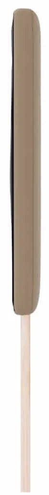 Cabeceira vidaXL Design Simples Cappuccino 200 cm em Couro Sintético