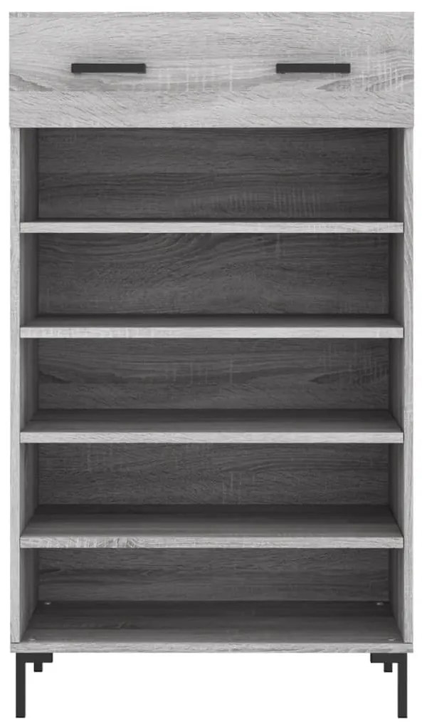Sapateira 60x35x105 cm derivados de madeira cinzento sonoma
