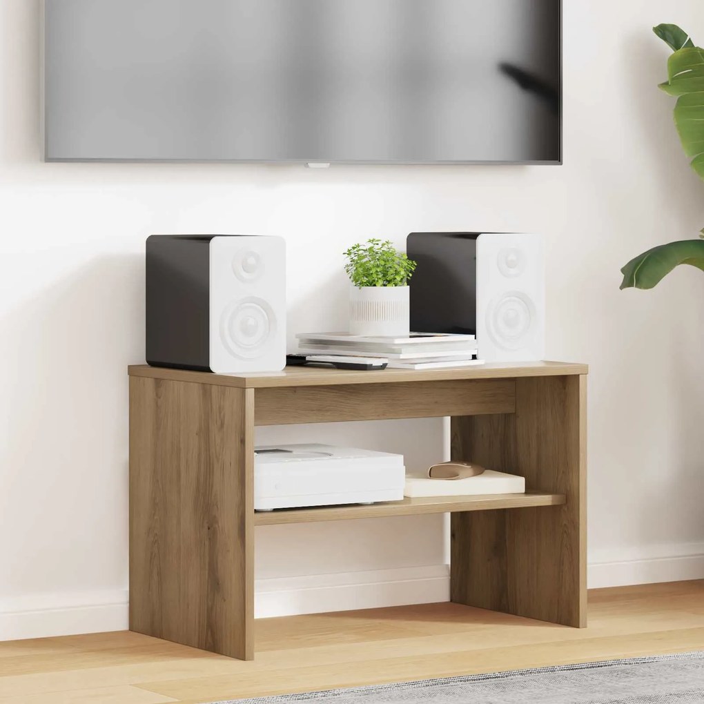 vidaXL Gabinete para TV Carvalho Artesanal 60 x 35 x 40 cm