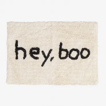 Tapete De Banho 60x40 Cm Em Algodão Heyb Crema - Sklum