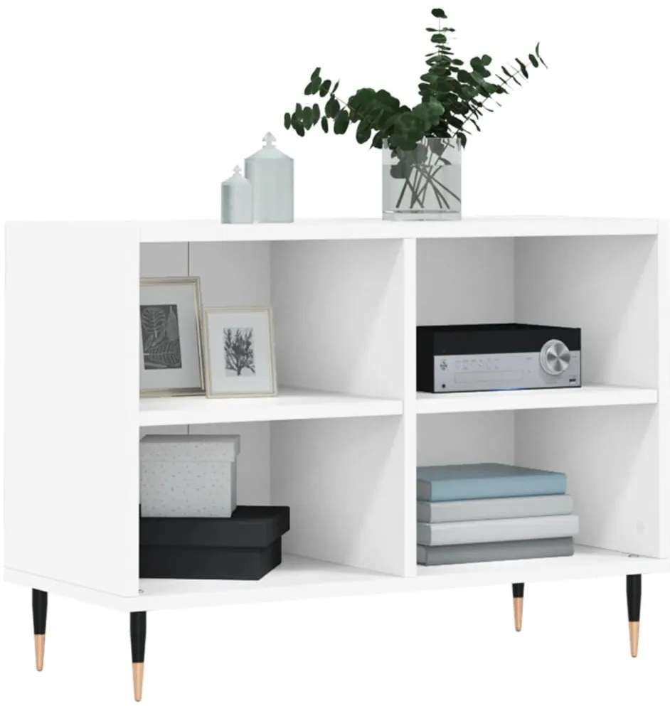 Móvel de TV 69,5x30x50 cm derivados de madeira branco