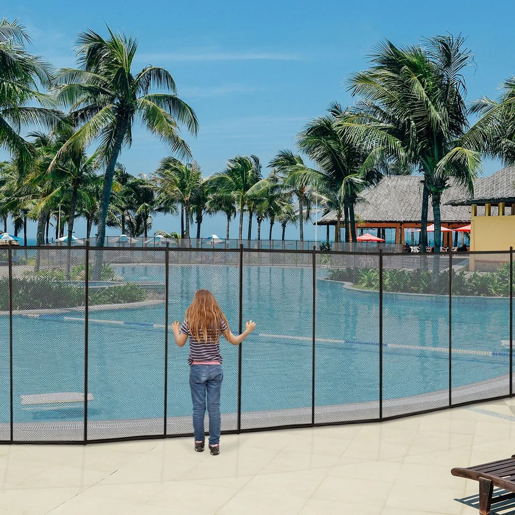 Cerca de Segurança para Piscina Cerca de Proteção de Piscina Cerca Infantil 360 x125 cm