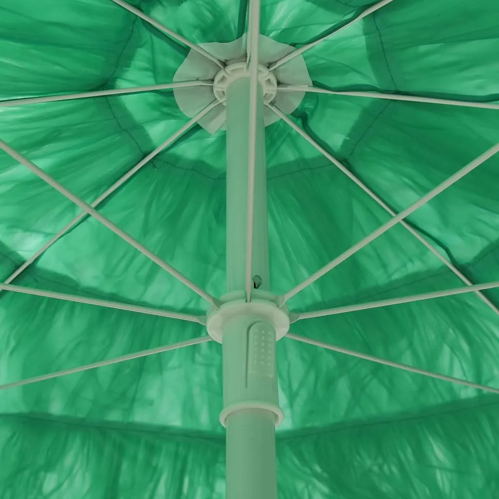 Guarda-sol de praia Hawaii 180 cm verde