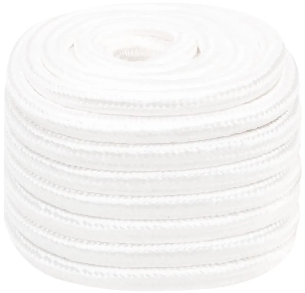 Corda de barco 20 mm 50 m polipropileno branco completo