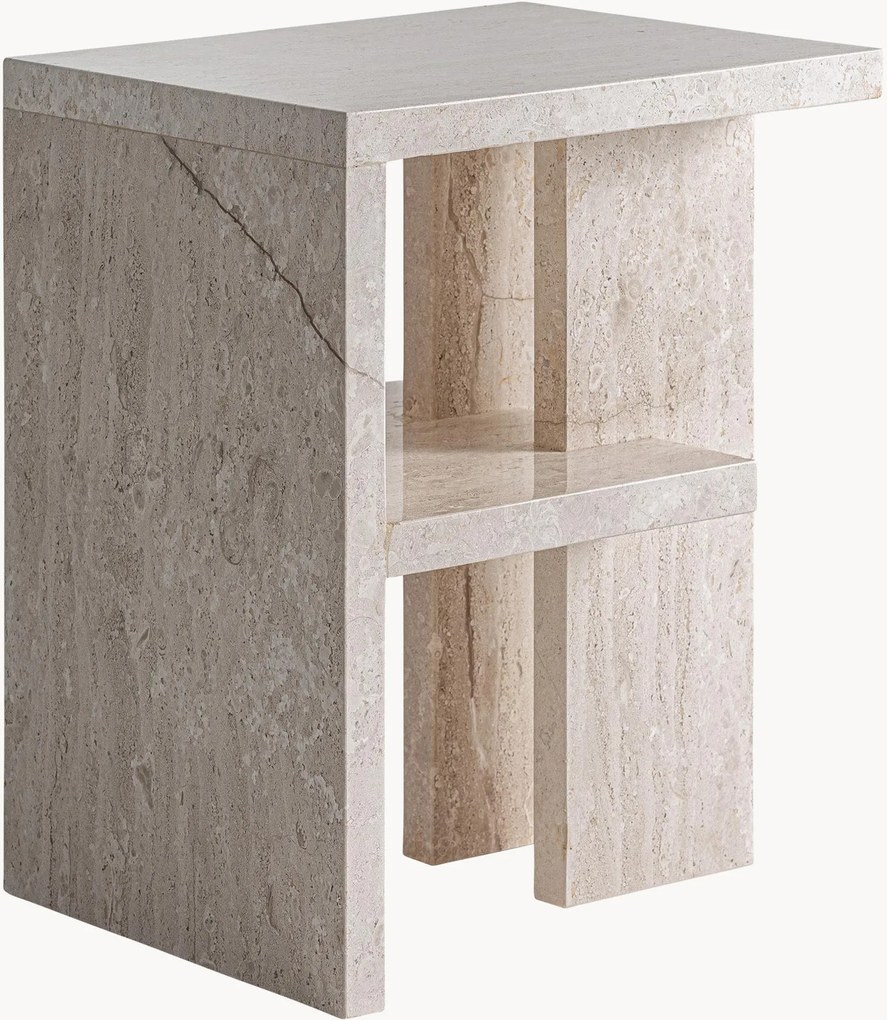 Mesa de cabeceira em mármore Korba