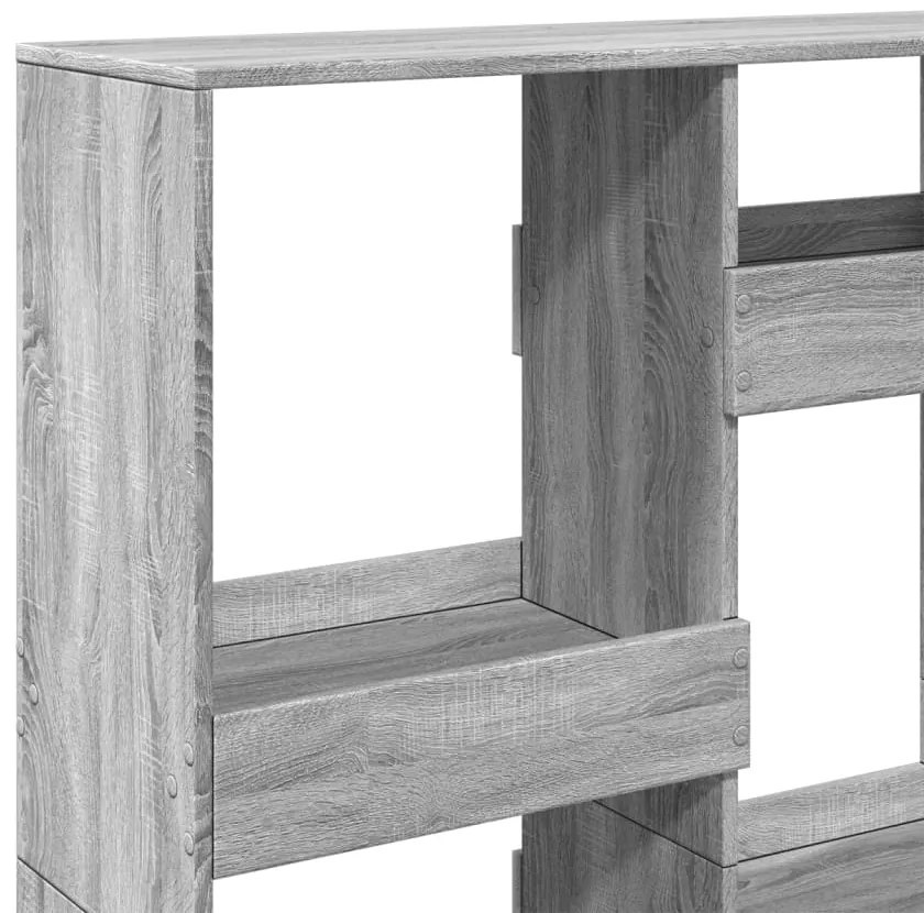 Divisória 100x33x135 cm derivados de madeira cinzento sonoma