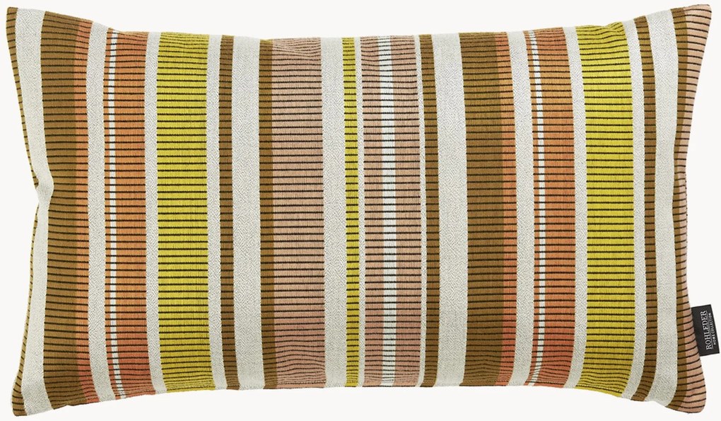 Capa de almofada artesanal Stripe Blush