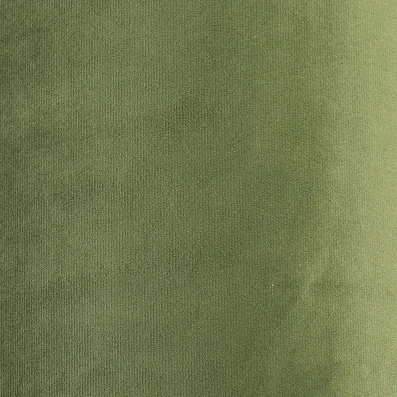 Abajur de veludo verde 20/20/20 com interior dourado
