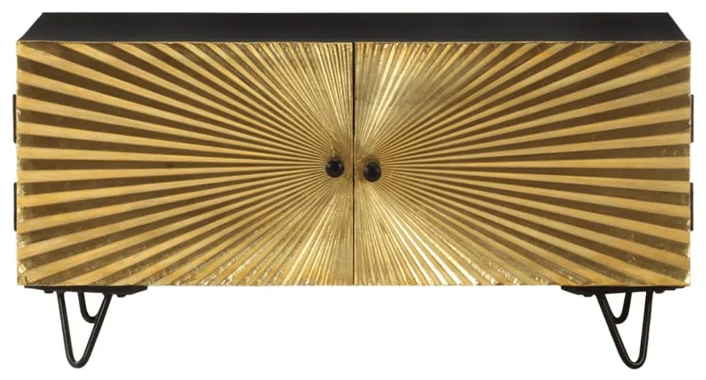 Mesa de centro 90x50x45 cm madeira de mangueira maciça