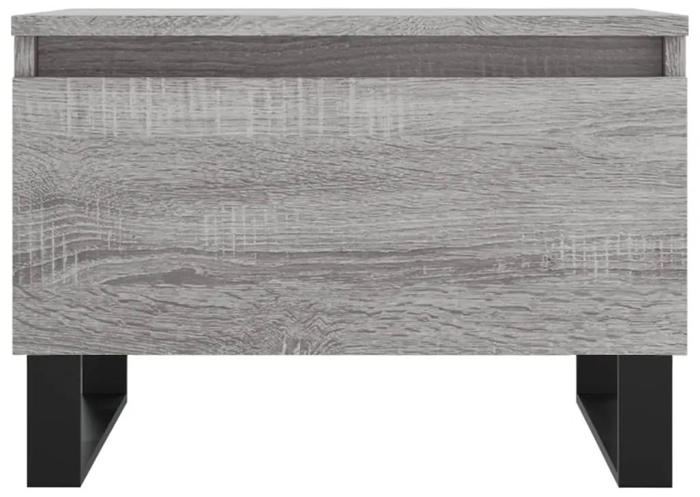 Mesas de centro 2 pcs 50x46x35cm deriv. madeira cinzento sonoma