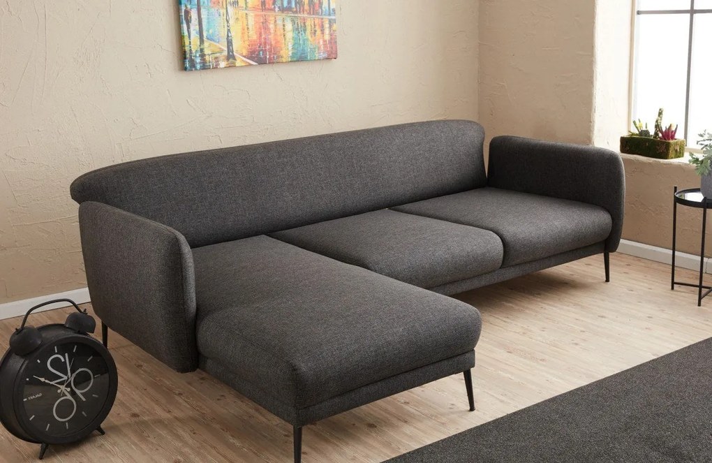 Sofá-Cama de Canto Venus – Antracite – 265x80x163 cm
