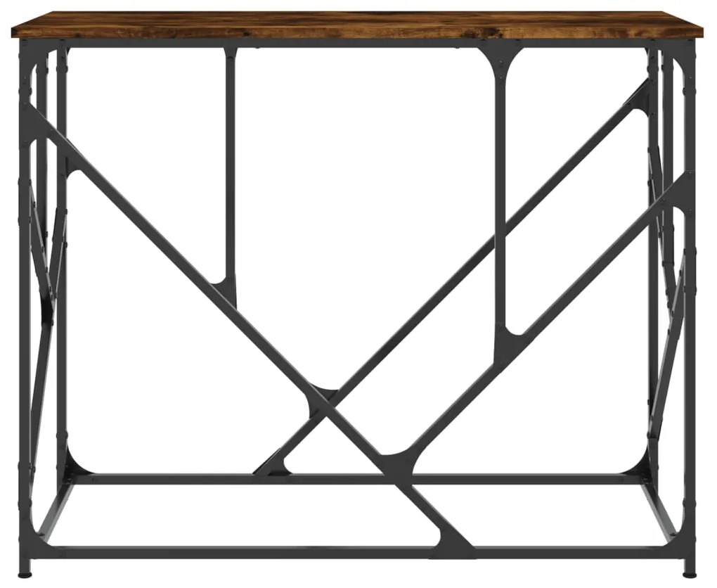 Consola de Entrada Eilís - 100x40x80 cm - Madeira Rústica - Derivados