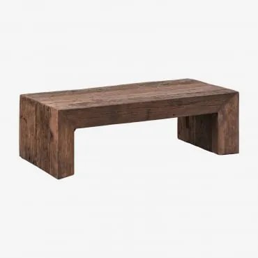 Mesa De Centro Retangular 120x60 Cm Em Madeira Juvira 120 X 60 Cm - Sklum