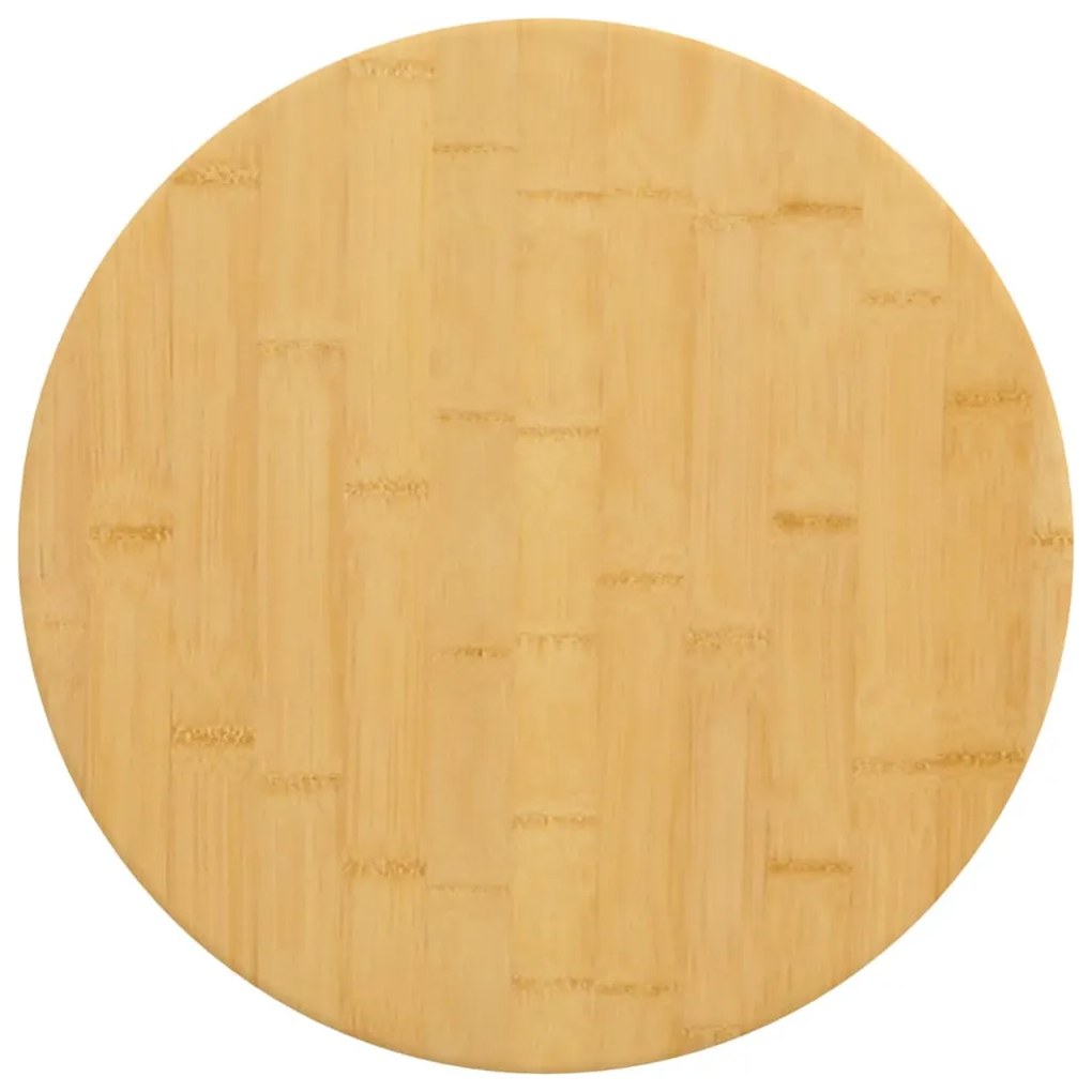 vidaXL Tampo de mesa Ø30x1,5 cm bambu