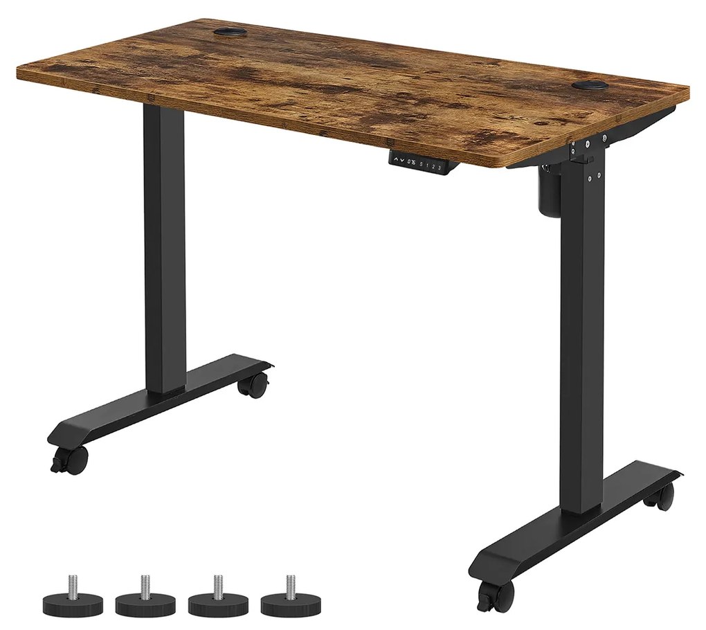 Mesa ajustável em altura SONGMICS 120 x 60 x 73,5-119 LSD102X01