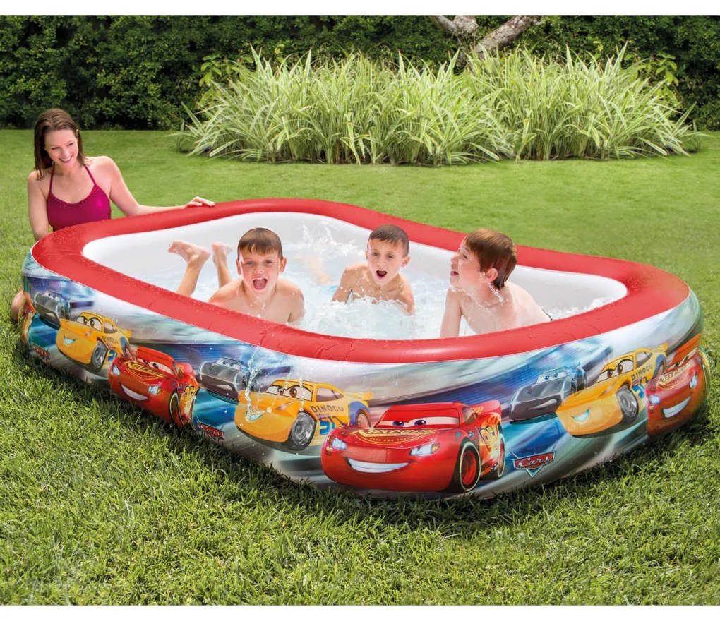 3202937 INTEX Piscina insuflável Cars 262x175x56 cm multicor