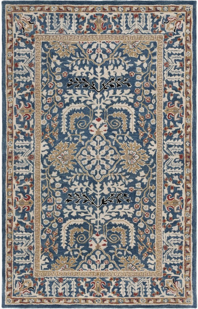 Tapete de lã artesanal de pelo curto Antiquity