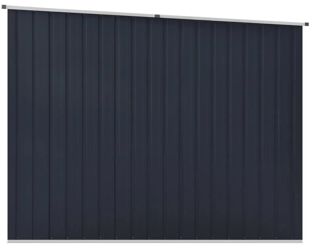 Abrigo de jardim 195x198x159 cm aço galvanizado antracite