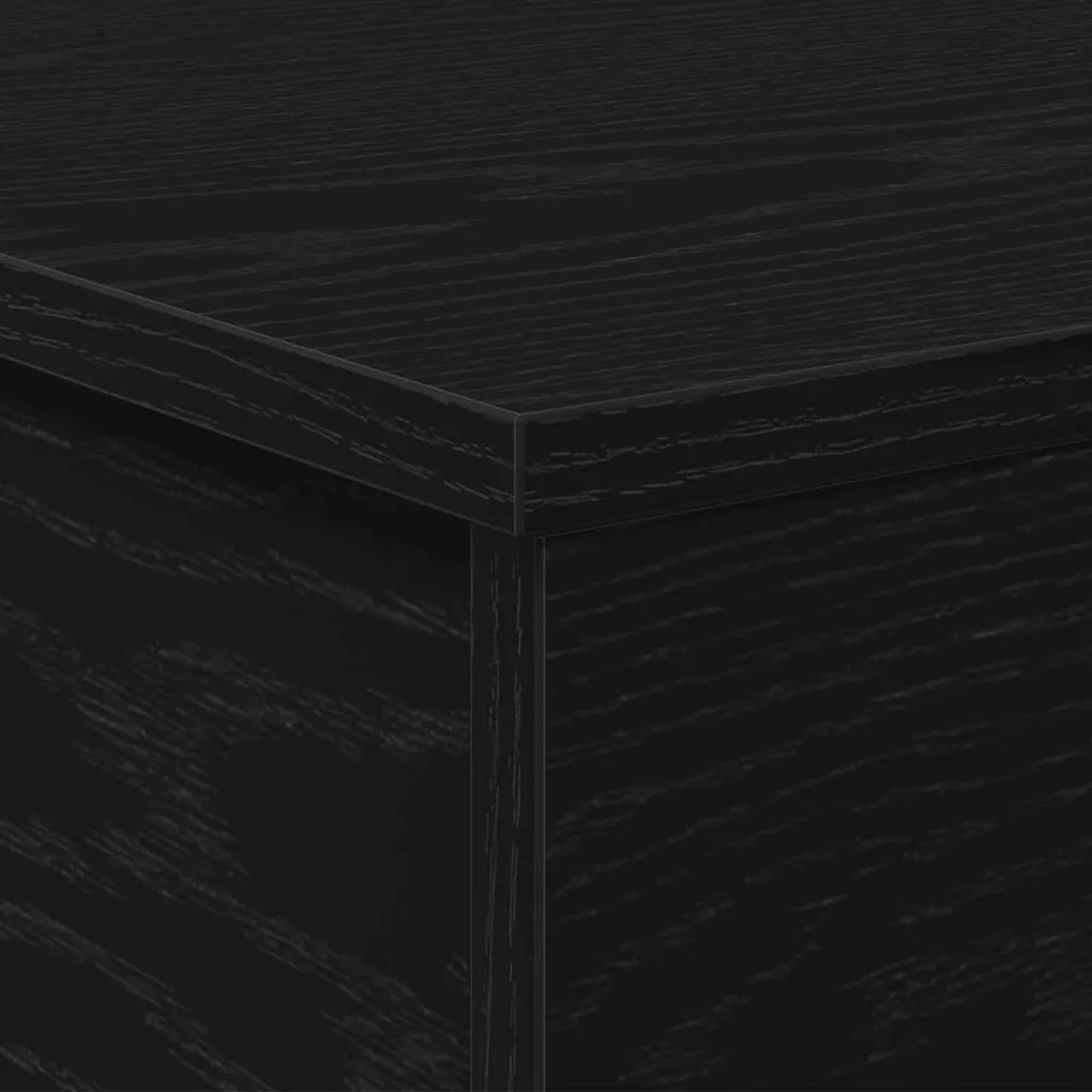 Mesa de Centro Carvalho Preto 90x44,5x45 cm Madeira Aglomerada