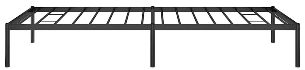 Estrutura de cama 100x200 cm metal preto