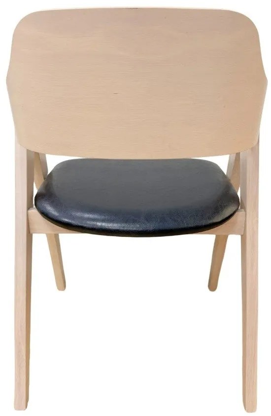 Conjunto de 2 Cadeiras de Jantar JARSY – 55x62x83 cm – Madeira de Heve