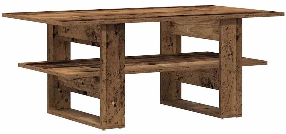 Mesa de centro 102x55x42 cm derivados de madeira madeira velha