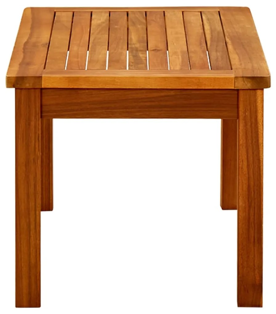 Mesa de centro p/ jardim 70x40x36 cm madeira de acácia maciça