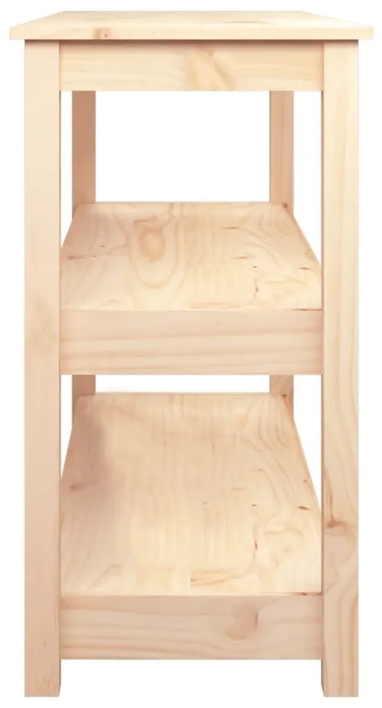 Mesa consola 110x40x74 cm madeira de pinho maciço