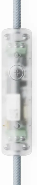 Dimmer universal com botão de pressão e ligação à terra para lâmpadas incandescentes e LED dimerizáveis - Transparente