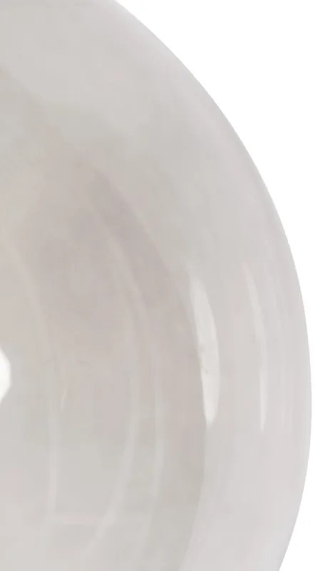 Candeeiro de suspensão moderno latão com vidro fumê 40 cm - Ball Moderno,Retro