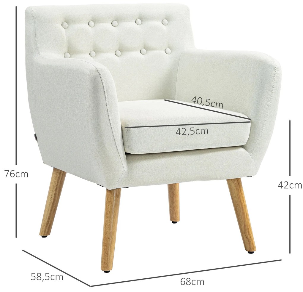 Poltrona de Sala de Estar Poltrona para Dormitório com Apoio para os B