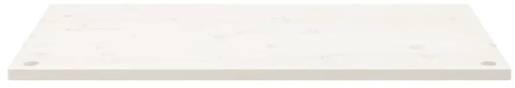 Tampo de secretária 100x60x2,5 cm pinho maciço branco