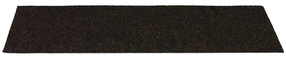 Tapetes de escada adesivos 30 pcs 60x25 cm retangular