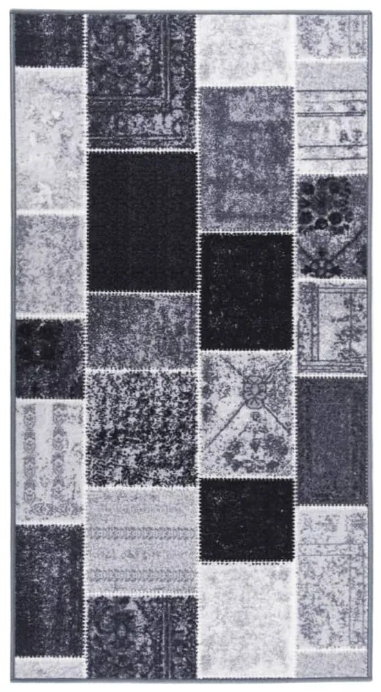 vidaXL Tapete/passadeira 80x200 cm cinzento
