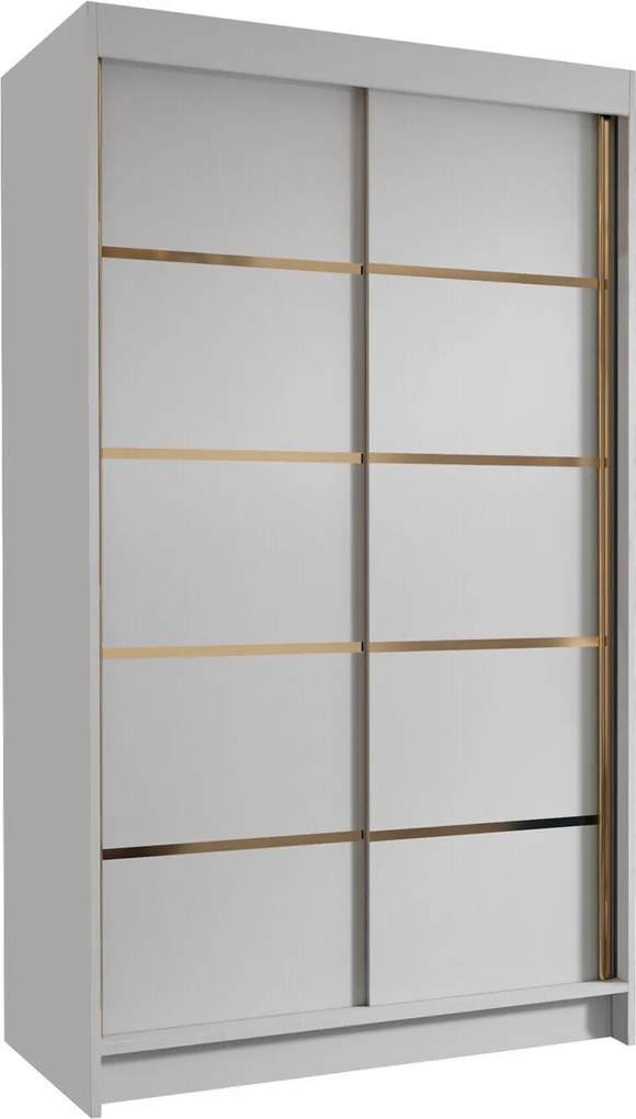 Roupeiro Closico 189, Branco, 200x100x58cm, 89 kg, Portas para roupeiro: Deslizante