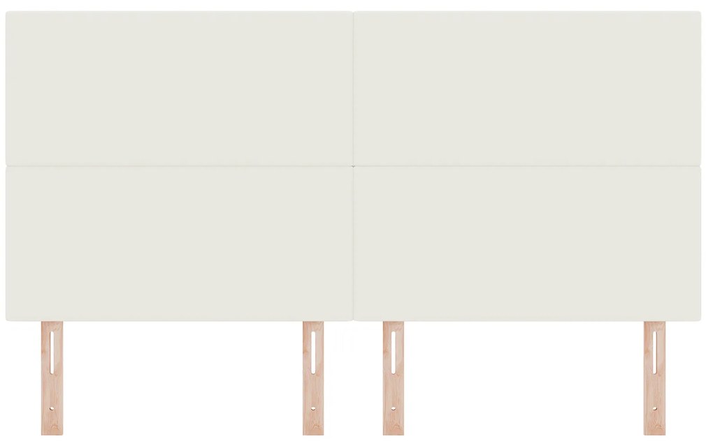 Cabeceira vidaXL Design Liso Creme 180 cm Tecido de Corduroy