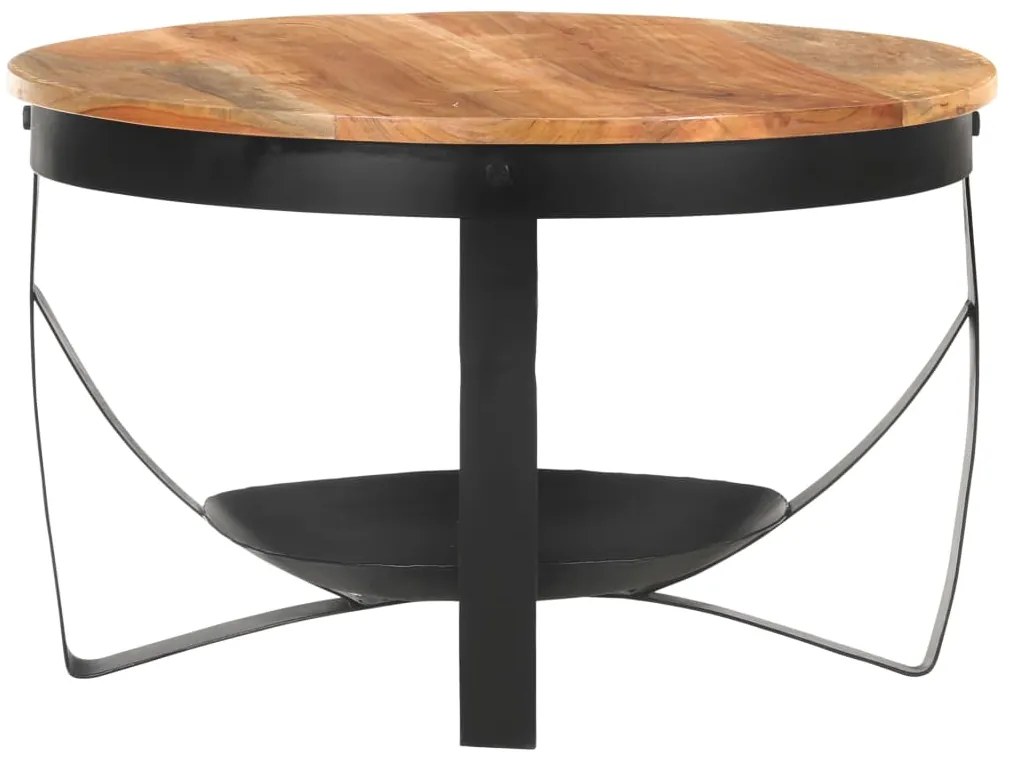 Mesa de centro Ø68x43 cm madeira de acácia maciça