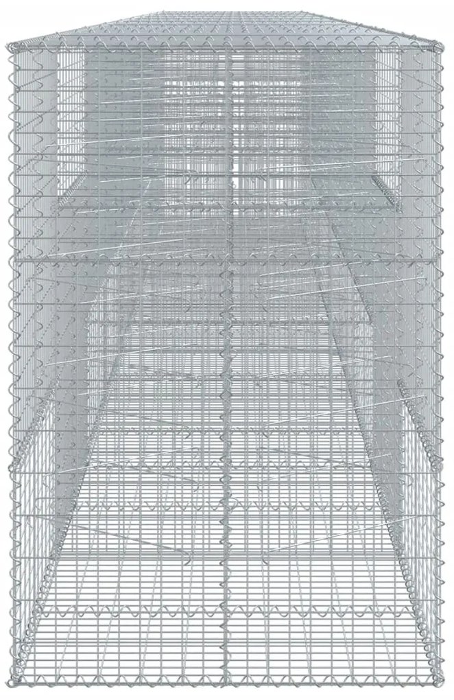 Cesto gabião com cobertura 900x100x150 cm ferro galvanizado