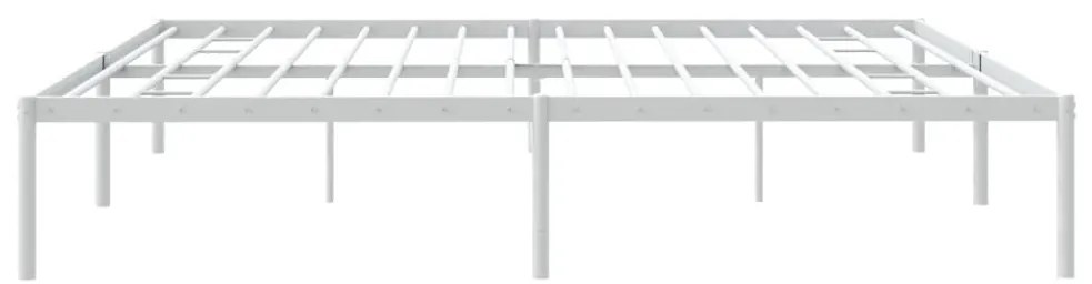 Estrutura de cama metal 200x200 cm branco