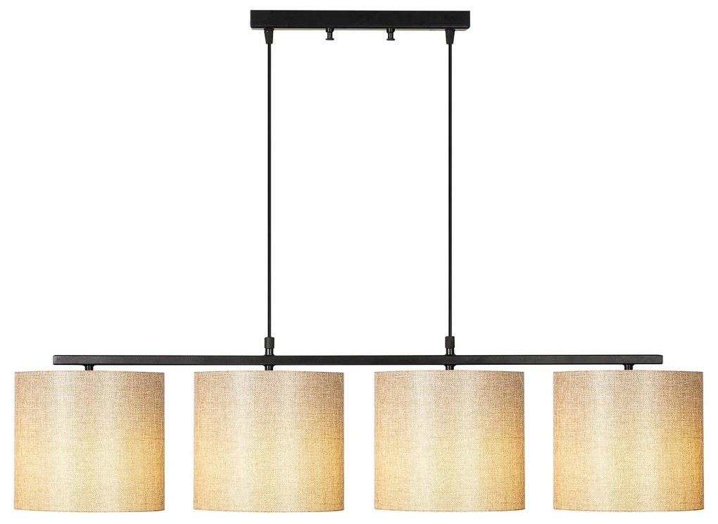 Chandelier Valiz – Preto e Creme – 110 x 25 cm