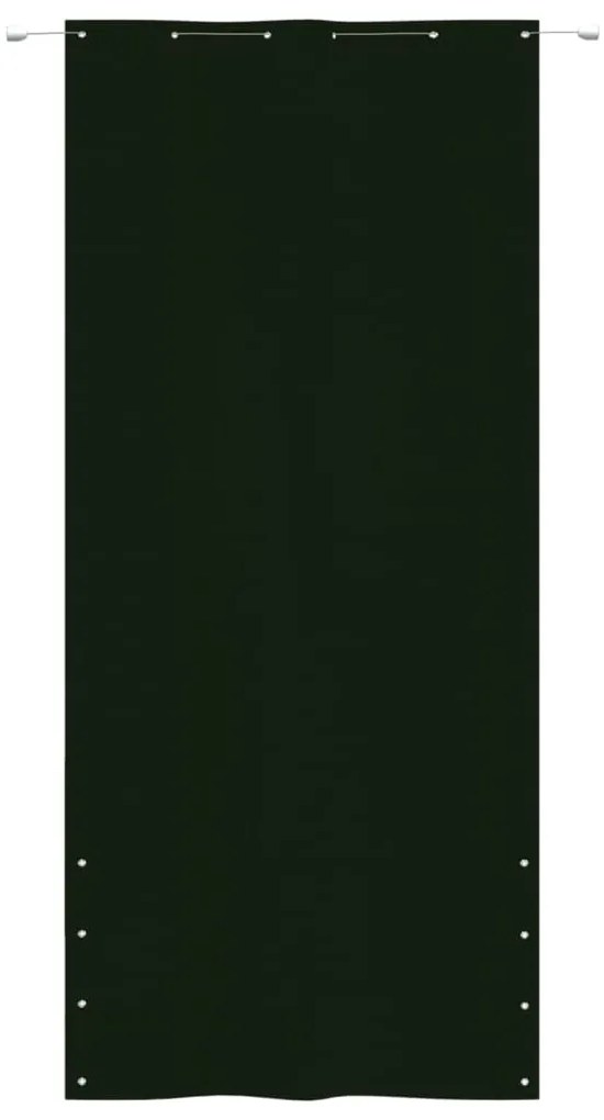 Tela de varanda 120x240 cm tecido Oxford verde-escuro