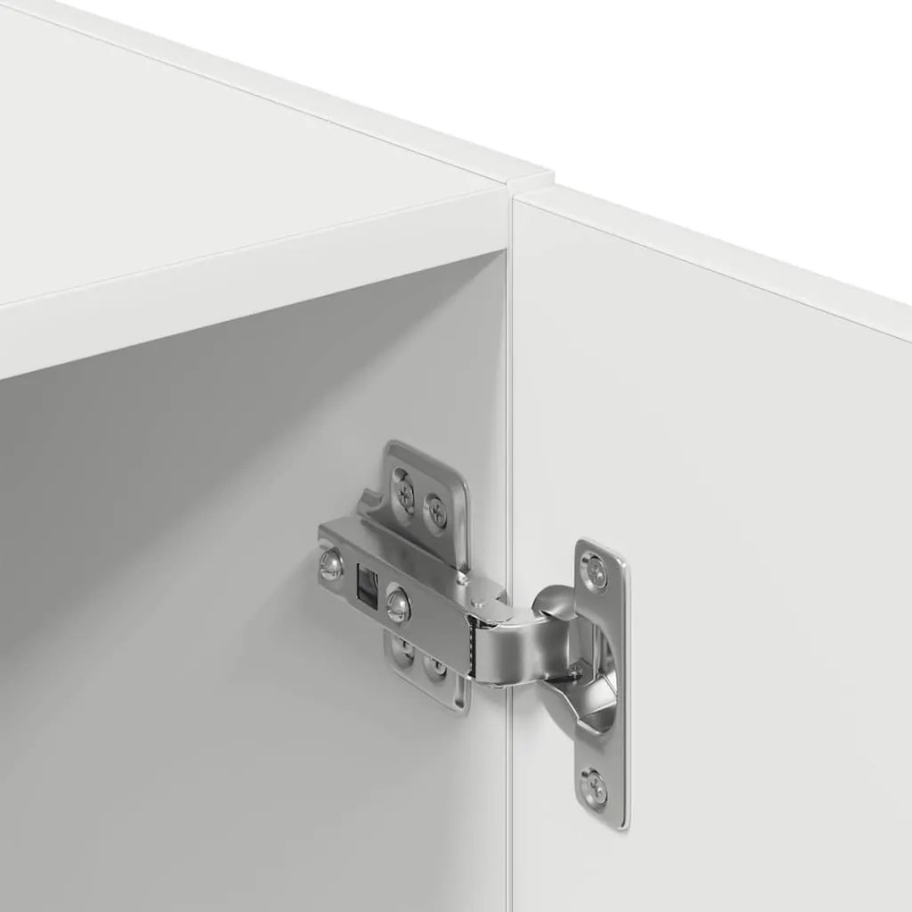 3 pcs armário de cozinha conjunto derivados de madeira branco